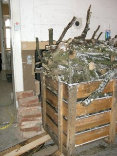 Holz im Flur